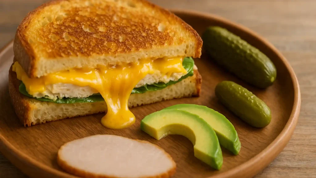 Finished dish hero shot plated beautifully with vibrant colors and fresh garnish.