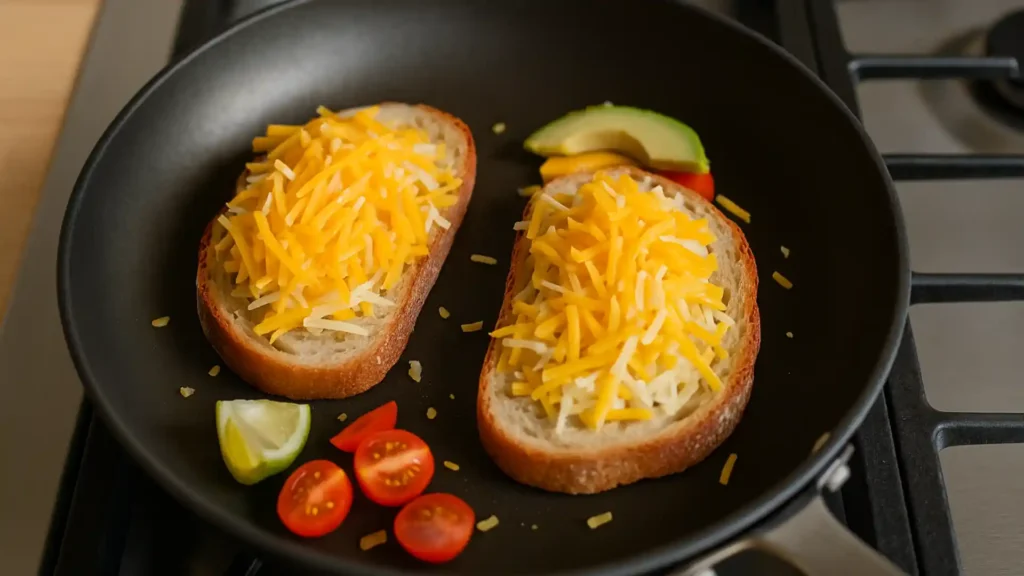 Step-by-step cooking process with ingredients and preparation stages shown clearly.